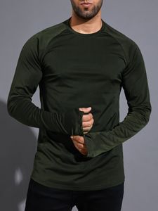 Men Casual Sporty Solid Color Super Soft T-Shirt