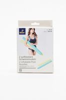 2 Inflatable Pool Noodles Lime/Turq 2 Inflatable Pool Noodles Lime/Turq