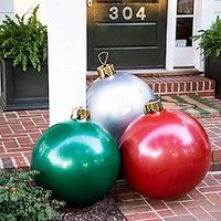 Christmas Balloons Inflatable Toy Christmas Decor Out Door Toys Merry Christmas Inflatable Ball Inflatable Christmas Ball Ornament Christmas Outdoor Decoration Ball Decoration Lightinthebox - thumbnail