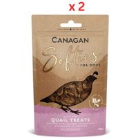 Canagan Softies Grain-Free Quail Dog Treats 200g (Pack of 2)