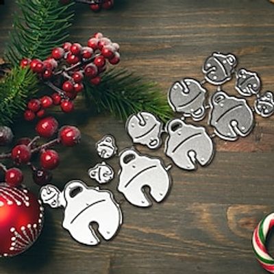 Create Beautiful Crafts with Metal Christmas Bells Cutting Dies - Perfect for Card Making, Scrapbooking, Stamping  More! Lightinthebox