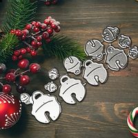 Create Beautiful Crafts with Metal Christmas Bells Cutting Dies - Perfect for Card Making, Scrapbooking, Stamping  More! Lightinthebox - thumbnail