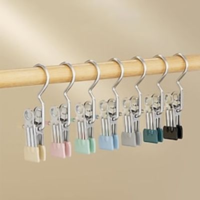 10pcs Anti-Rust Clip Space-Saving Hanger Clothespin Hat Pants Storage Hanging Travel Hook Garment Clips Stainless Steel Hooks Lightinthebox 10pcs Anti-Rust Clip Space-Saving Hanger Clothespin Hat Pants Storage Hanging Travel Hook Garment Clips Stainless Steel Hooks Lightinthebox