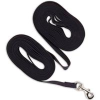 Petmate Aspen Pet Cotton Training Dog Lead 5-8 Inch X 30 Inch, Black