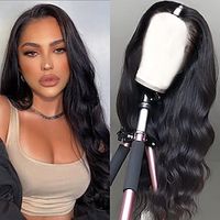 Body Wave V Part Wigs Human Hair No Leave Out Lace Front Wigs Brazilian Virgin Human Hair Wigs For Black Women Upgrade U Part Wigs Glueless Full Head Clip In Half Wig V Shape Wigs Lightinthebox