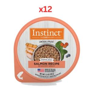 Instinct Minced Real Salmon Recipe Wet Cat Food 12X99G