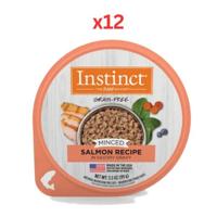 Instinct Minced Real Salmon Recipe Wet Cat Food 12X99G