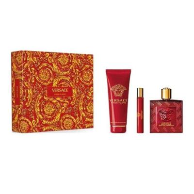 Versace Eros Flame (M) Edp 100Ml + 10Ml + 150 Sg Set