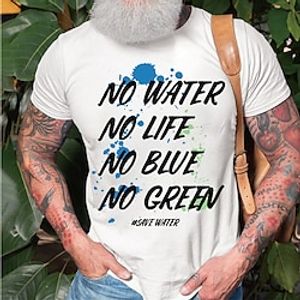 Men's Unisex T shirt Hot Stamping Graphic Prints Letter Crew Neck Street Daily Print Short Sleeve Tops Casual Designer Big and Tall Sports White Black Gray miniinthebox