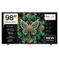 TCL 98-Inch 4K QD-Mini LED Google TV, Dolby Vision, HDR10+, Full Array Local Dimming (98C6K)