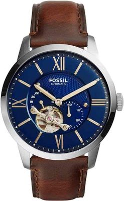 Fossil Mens Townsman Stainless Steel Mechanical Automatic Watch Fossil Mens Townsman Stainless Steel Mechanical Automatic Watch