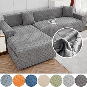 Jacquard Weaving art fashion Series Velvet Sofa Cover Living Room Sofa Seat Slipcovers High Quality For Pets Stretch Washable Removable Sofa Slipcover Dust-Proof Cover Couch Cover Lightinthebox