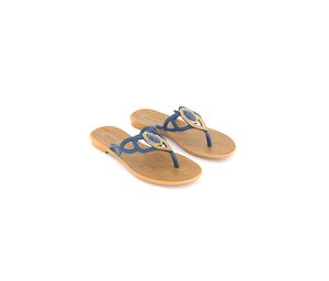 Womens Cacau Misterious Slippers  Blue