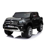 Megastar Licensed Ride On Mercedes 2 seater-Benz X-Class 12V Car 4WD Children‚Äôs Pickup - Black (UAE Delivery Only)