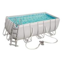 Bestway Pool Set Power Steel Rectangular 488X244X122Cm - 56670