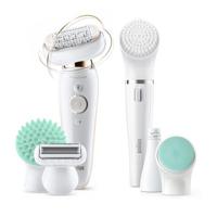 Braun 9 Flex SES 9300 3D | Beauty Set Wet and Dry epilator | Face Spa | 7 Extras | SES93003D