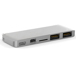 HyperDrive USB-C Hub with Mini DisplayPort, Silver