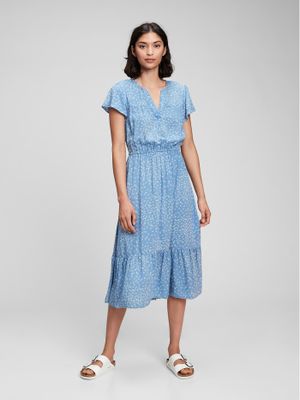Print Midi Dress Print Midi Dress