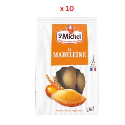 St Michel Madeleine Individually Wrapped Sponge Cake 10X150G St Michel Madeleine Individually Wrapped Sponge Cake 10X150G