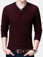 Thicken Solid Color Casual Sweater