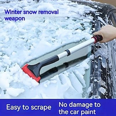 Car Snow Removal Shovel Effortlessly Removes Snow And Ice From The Windshield Using This Durable Car Ice Scraper And Snow Removal Shovel Lightinthebox