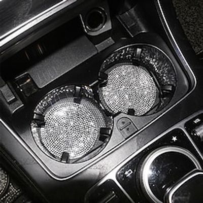 Diamond Inlaid Car Water Cup Pad Storage Tank Pad Car Interior Decoration Circular Silicone Anti Slip Pad Soft Rubber Full Diamond Lightinthebox Diamond Inlaid Car Water Cup Pad Storage Tank Pad Car Interior Decoration Circular Silicone Anti Slip Pad Soft Rubber Full Diamond Lightinthebox