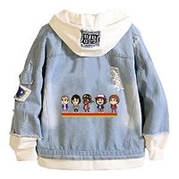 Inspired by Stranger Things Hellfire Club Eddie Munson Anime Cartoon Denim Anime Denim Jacket Harajuku Kawaii Coat For Men's  Women's  Couple's Lightinthebox - thumbnail