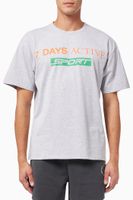 Korean OT Melange T-shirt in Organic Cotton - thumbnail