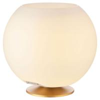 Kooduu Sphere Brass (31 cm) Portable Bluetooth Speaker / Dimmable LED Light / Drinks Cooler