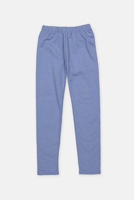 Kids Girl Dot Leggings  Blue