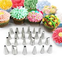 Honana CF-PT02 24Pcs Flower Pastry Cake Icing Piping Nozzles Decorating Tips Cake Baking Tools