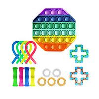 16 pcs Fidget Toys Anti Stress Toy Set Strings Marble Relief Gift for Adults Girl Children Sensory Stress Relief Antistress Toys miniinthebox - thumbnail
