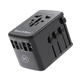 Max & Max Universal 5V 2.1A Power Adapter, Black (MXUA02)