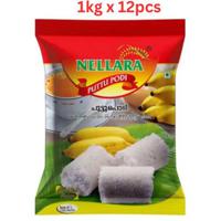 Nellara White Puttu Powder (Fried) 1Kg (Pack of 12)