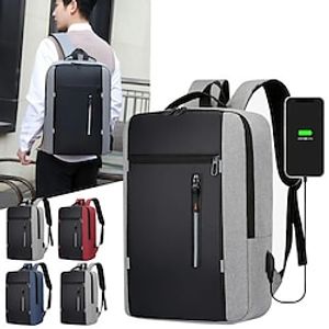 Men's Waterproof Backpack Casual Business Men Computer Backpack 15.6 Inch Laptop Bag Back Light Anti theft Travel Backpack Male Female miniinthebox
