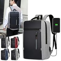 Men's Waterproof Backpack Casual Business Men Computer Backpack 15.6 Inch Laptop Bag Back Light Anti theft Travel Backpack Male Female miniinthebox - thumbnail