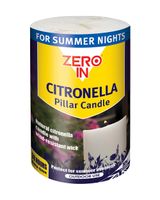 Zero Citronella Pillar Candle STV - thumbnail