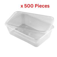 Hotpack Microwave Container With Lid - 500 Pieces