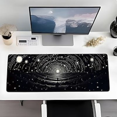 Extended Gaming Mouse Pad Large Desk Mat with Non-Slip Rubber Base and Stitched Edges,Keyboard Mouse Mat Desk Pad for Work,Game,Office,Home Lightinthebox