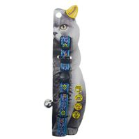 Swooosh Flowericious Flower Safe Cat Collar - Blue