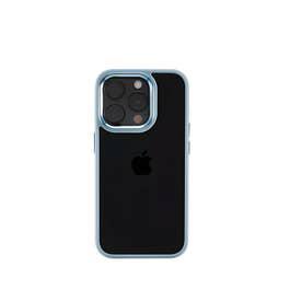 iPh15 Pro Max cam protect case, blue/transparent