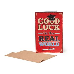 Legami Large Greeting Card - Real World (11.5 x 17 cm)