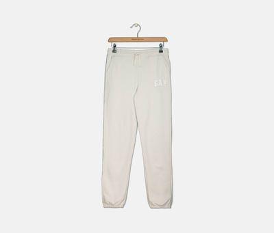 Kids Boys Drawstring Jogger Pants  White