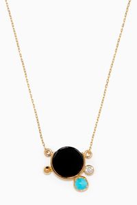 Mini Falak Galaxy Necklace in 18kt Yellow Gold