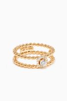 Rock Circle Diamond Dual Ring in 18kt Yellow Gold Rock Circle Diamond Dual Ring in 18kt Yellow Gold