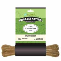 Nutrapet Rawhide Bone 8 Inch For Dogs