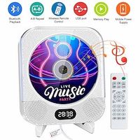 Portable CD Player with Bluetooth Wall Mounted CD Player Home Audio Boombox Music Player with Remote Control FM Radio Built-in HiFi Speakers Christmas Gift Lightinthebox - thumbnail