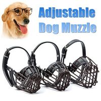 Large Dog Adjustable Mouth Muzzle Cover Bark Bite Chew Control Training Mouth Mask