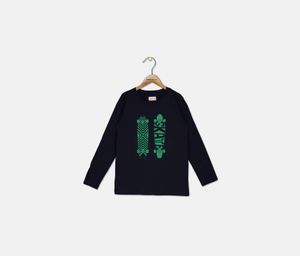 Kids Boy Short Sleeve Graphic Tee  Navy