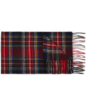 Tartan Lambswool Scarf Black Stewart